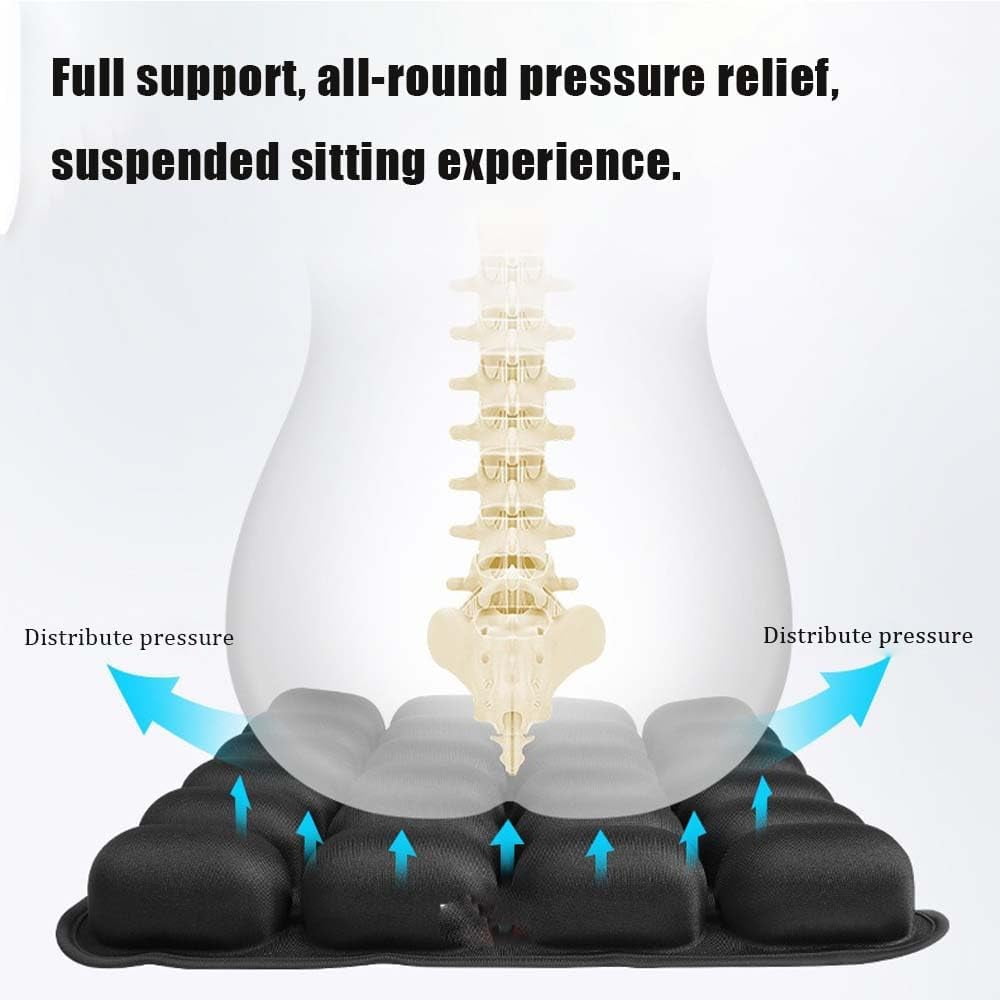 Sondur Travel Cushion, 3D Air Cell Seat Cushion, Seat Cushion for Travel, Comfortable Travel Air Seat Cushion for Car Seat, Office Chair, Wheelchair, Bed Sore (1pcs -B)