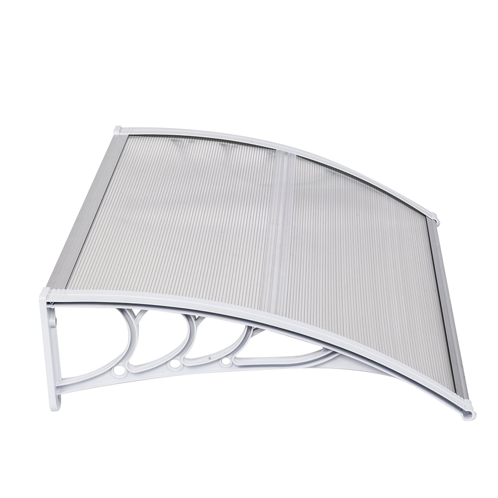 Private Jungle 39"x 31.5" Household Application Door & Window Awnings Cover UV Rain Snow Protection One-Piece Transparent Board & White Holder Private Jungle 39"x 31.5" Household Application Door & Window Awnings Cover UV Rain Snow Protection One-Piece Transparent Board & White Holder