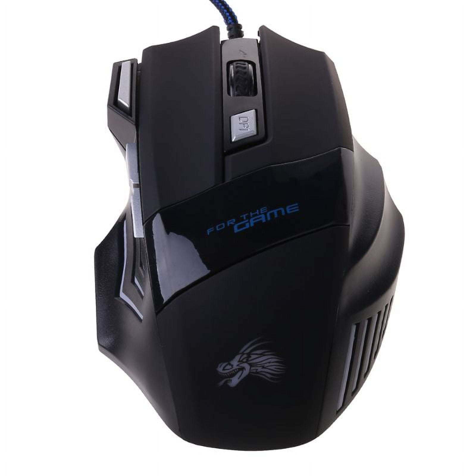 TSV Wired Gaming Mouse, RGB Backlit Optical Mouse, 7 Buttons