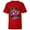 Red, variant on Marvel Spider-Man: Across the Spider-Verse Spider-Punk Head - Short Sleeve T-Shirt for Kids - Customized-White