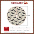 thumbnail image 3 of KLL Horse Christmas Tree Skirt 48" ,Party Decorations Farmhouse for Christmas Decorations Holiday Party, 3 of 6