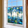 thumbnail image 2 of WMQPNNS New Trending :Static Cling Window Film Colorful Art Stained Glass Window Decal Removable Decorative Sticker 50Cm ×50Cm Christmas Decorations, 2 of 9