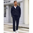 thumbnail image 6 of COOFANDY Sweatsuits for Men 2 Piece tracksuit Sets Full Zip Hoodie Sweatpants for Men Casual Sports Jogging Suits, 6 of 6