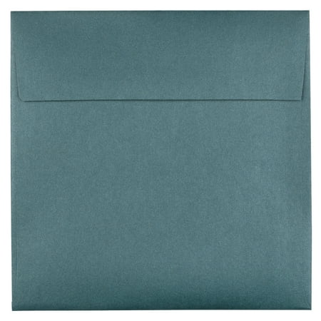 UPC: 0701936240323 | JAM 6.5×6.5 Envelopes  25/Pack  Malachite Deep Green Metallic