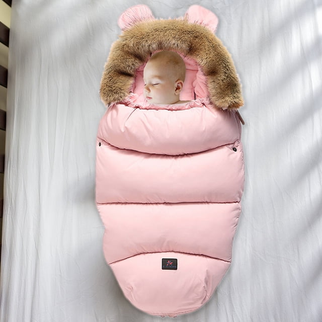 de dormir para bebé, cálido, transpirable, , bidireccional, con cremallera, de dormir para cochecito, de dormir para bebés recién Rosado Baoblaze Saco de dormir infantil