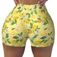 thumbnail image 2 of Fotbe Lemon (2) Shorts Sin Costuras – Shorts Deportivos de Cintura Alta para Mujer, Elásticos para Gimnasio, Yoga, Running o Ciclismo-Large, 2 of 8