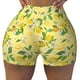 thumbnail image 2 of Fotbe Lemon (2) Shorts Sin Costuras – Shorts Deportivos de Cintura Alta para Mujer, Elásticos para Gimnasio, Yoga, Running o Ciclismo-Medium, 2 of 8