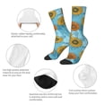 thumbnail image 3 of Logiee Sunflowers Print Adult Socks for Men & Women,Calf Socks, Ankle Socks,Boots Socks,Breathable Casual Sock,Unisex Crew Socks, 3 of 6