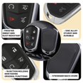 thumbnail image 4 of Key Fob Case Fit for Cadillac XTS XT4 XT5 XT6 ATS ATS-v SRX CT6 CTS 2014 2015 2016 2017 2018 2019 2020 2021-2023 HYQ2AB HYQ2EB 5 Button Pad Cover Keyless Entry Remote Car Key Fob Shell Replacement, 4 of 7