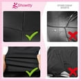 thumbnail image 3 of 3 Pack Women's Biker Shorts with Pockets, 11" High Waist Black Workout Sports Spandex Shorts for Gym Yoga Running Summer Clothes, 3 of 6