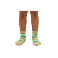 thumbnail image 7 of TeeHee Little Toddler Kids Boys Cotton Fashion Fun Crew Socks 6 Pair Pack (12-24 Months, Multi Stripe), 7 of 7