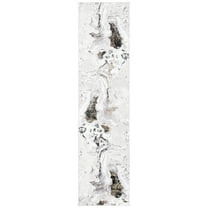 SAFAVIEH Amelia Morven Abstract Runner Rug, Gray/Gold, 2' x 8'