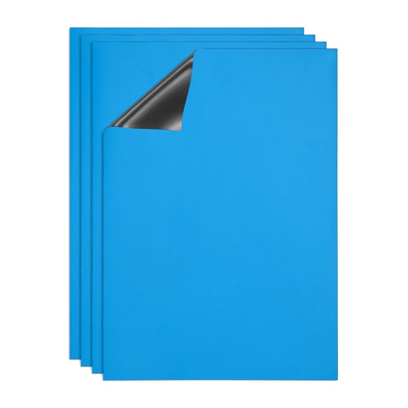 Dry Erase Board, A4 4 Pack Fridge Calendar Board Magnets Whiteboard, Blue