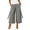 *Gray, variant on VBVC Women's High Waisted Cargo Culottes , Wide Leg Cropped Palazzo Pants For Women , Ladies' Casual Utility Trousers with Pockets,Army Green,S-2XL