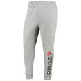 thumbnail image 2 of Men's MSX by Michael Strahan Heathered Gray Cleveland Browns Jogger Pants, 2 of 3