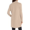 thumbnail image 4 of Kenneth Cole New York Women's 17LMW595 Double Face Wool Blend Jacket with Knit Sleeve - Chincilla - S, 4 of 4