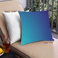 thumbnail image 1 of Ahgly Company Color Focus Color Gradient Outdoor Throw Pillow, 18 inch by 18 inch, 1 of 6