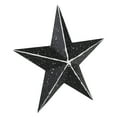 thumbnail image 3 of VHC Brands Patriotic Faceted Metal Star Black Wall Hanging 8x8, Independence Day Decor, American Star Design, Distressed Appearance Metal Wall Hanging, Star Shape, Country, Charcoal Black, 3 of 6