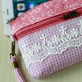 thumbnail image 2 of Maytalsory Portefeuille en Tissu Rural Léger, Motif en Toile durable Petit Sac à Petit style Rural Portefeuille Motif Rural pour Femmes Rouge Clair, 2 of 6