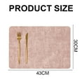 thumbnail image 2 of Heat-Resistant Placemats Stain Resistant Anti-Skid Placemats for Kitchen Table - pink, 2 of 6