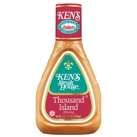 Pack of 4 Ken's Steak House Thousand Island Dressing - 16 oz - Package may vary