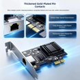 Lerpwige 10 Gigabit Ethernet Card with VLAN, PXE Boot, and Remote Wake ...
