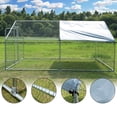thumbnail image 5 of Walcut 13x10 ft. Large Metal Chicken Coops with Waterproof Chicken Wire Cage and Cover Walk in Chicken Runs Pen, 5 of 10
