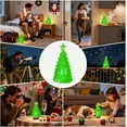 thumbnail image 4 of Christmas Tree with Fairy Lights, Lighted Christmas Tree Figurine for Tabletop Centerpiece, Sparkling Handmade Glowing Crystal Decoration, Light up Christmas Trees for Holiday (Multicolor), 4 of 10