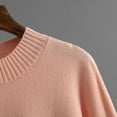 thumbnail image 6 of HAiming Color Block Sweater for Women Cotton Knitted Tops Oversized Pullover Casual Loose Long Sleeve Crew Neck Blouse, 6 of 8