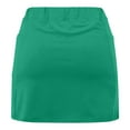 thumbnail image 5 of Kmdttou Women's Compression Shorts New Color Mid-waist Skirt Pants Sports Casual Shorts Bottoming Skirt Pants on Clearance,Mint Green 2XL, 5 of 5