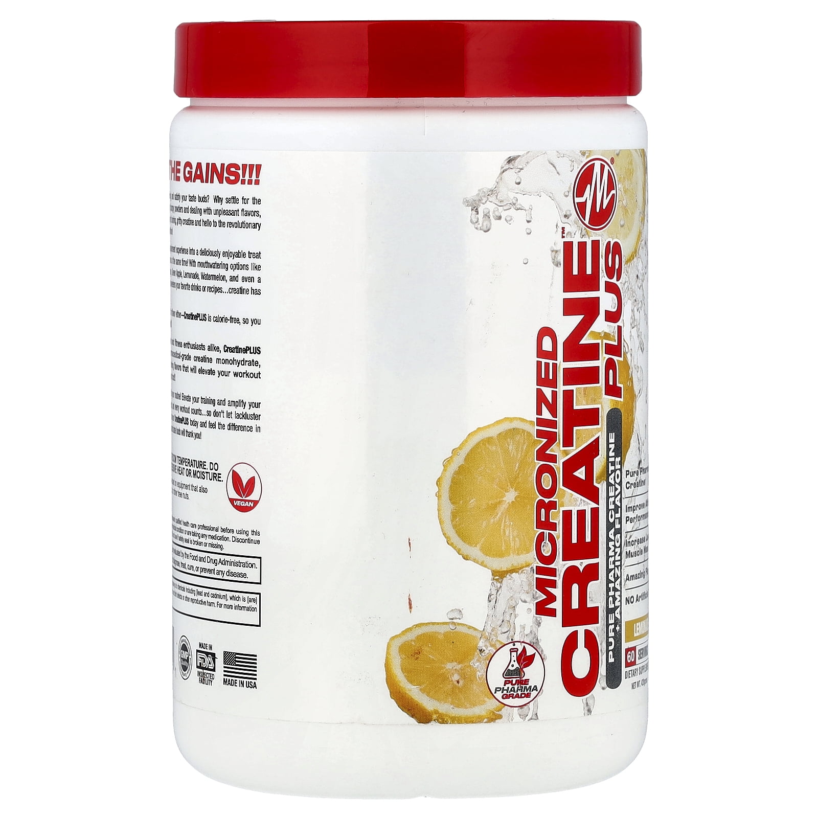 Metabolic Nutrition Micronized Creatine Plus™, Lemonade, 420 g
