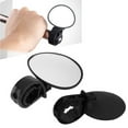 thumbnail image 3 of WHAMVOX A Pair of Mountain Bike Handlebar Mirror Super -Resistant Lightweight Wide Angle Fully Adjustable Cycle Mirror (Black), 3 of 8
