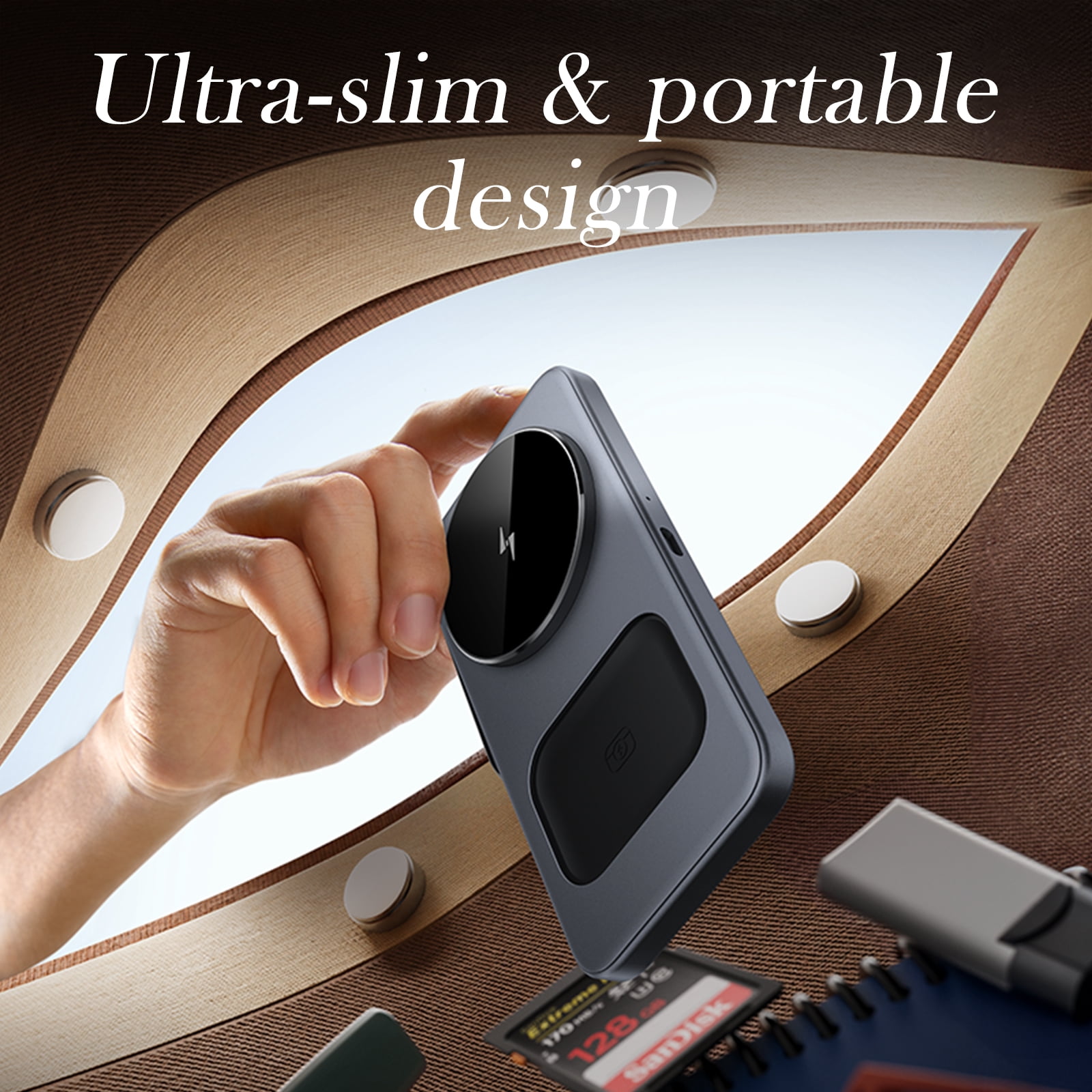 3-in-1 Magnetic Wireless Charging Station, Foldable Fast Charger Stand Compatible with MagSafe iPhone 17-12, Android Phones, Apple Watch & AirPods