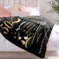 thumbnail image 3 of 50th Anniversary Wedding Gift 50th Wedding for Her 50 Year Anniversary for Couples Wife Husband Best Anniversary Blanket Present Throw Blanket 50 x 60 Inch, 3 of 5