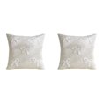 thumbnail image 1 of YWIYIUD Bow Embroidered Pillow Cases 18x18 Set of 2 Decorations Embroidery Cushion Covers for Couch Sofa Bedroom Home Decor Holiday Home Sofa Pillow Covers, 1 of 4