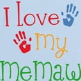 thumbnail image 2 of CafePress - I Love My Memaw Infant Bodysuit - Baby Light Bodysuit, Size Newborn - 24 Months, 2 of 4