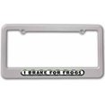 thumbnail image 1 of I Brake For Frogs License Plate Frame, 1 of 1