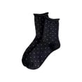 thumbnail image 2 of SDNall Women's Winter Socks, Thermal Wool Blend Ankle Socks with Curled Cuff and Polka Dot Pattern, Comfortable and Breathable for Everyday Wear, Non-Slip Casual Socks for Women, 2 of 2