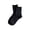 Black, variant on Socks for Women Polka Dots Crew Socks Rolled Top Comfy Breathable Cute Socks Soft Lightweight Ankle Dress Socks