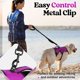 thumbnail image 5 of Arnés para perros Rabbitgoo Escape Proof de cuerpo entero en L, morado, 5 of 8