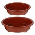 thumbnail image 1 of Phenofice 2PCS Plastic Succulents Planter Pot Oval For Urban Users Indoor Plants With Lightweight Design, 1 of 8
