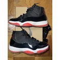 thumbnail image 1 of Ni - ke Ni - ke Air Jordan Retro 11 High Black Red 2019 Men's Size 8.5 Sneakers 378037-061, 1 of 5