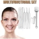 thumbnail image 1 of Fiudx Herramientas de Belleza, Kit de Extractor de Acero Inoxidable, Espátula de Precisión, Antideslizante de Mango, Solución para Eliminar Puntos Negros, Ideal para Entusiastas Del Cuidado de La Pie, 1 of 7