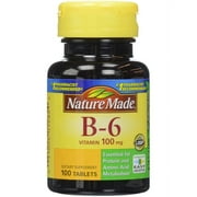 Nature Made B6 100 mg, 100 CT (Pack of 3)
