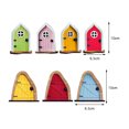 thumbnail image 3 of Wdftyju Madera miniatura hada enana ventana puerta árbol patio gnomo escultura (4 piezas) Wdftyju 5qj3ey9xx3jf5mz4, 3 of 9