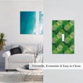 thumbnail image 5 of KLL Green Flower Pattern Electrical Outlet Covers, 3" x 5" 1 Pack Electric Receptacle Plug Covers for Decorator Receptacle Outlet & Switch-Style T, 5 of 6