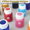 thumbnail image 4 of Uxcell Alphabet Stickers Small Letter Self-Adhesive Labels Round Paper Letters Signs for Scrapbooking Organizing DIY Projects Letter O, 4 of 7