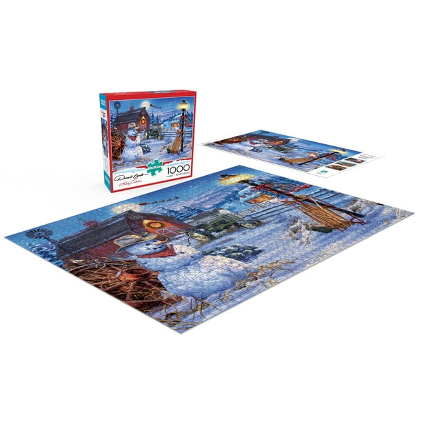 Buffalo Games 1000-Piece Darrell Bush Collection Country Christmas