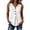 White, variant on Womens Linen Tank Tops Summer Casual Sleeveless V Neck Button Camisole Top Blouse Size 5XL