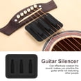 thumbnail image 2 of Silicone Black Guitar Ukelele String Mute Silencer Training Tool Instrument Accessory, Guitar Silencer, Guitar Accessory, 2 of 6